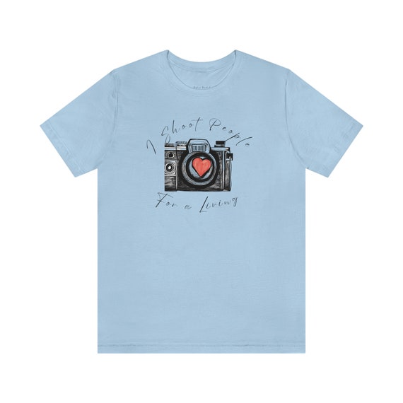 Fashion T Shirt Men I Shoot People Camera Love Tee Shirt Summer Fit Slim Men O N - Foto 9