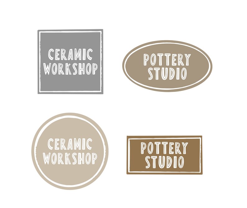 ceramic set Studio pottery clipart handmade ceramic set bowls kitchen utensils clip art ceramic plate teapot pottery bowl