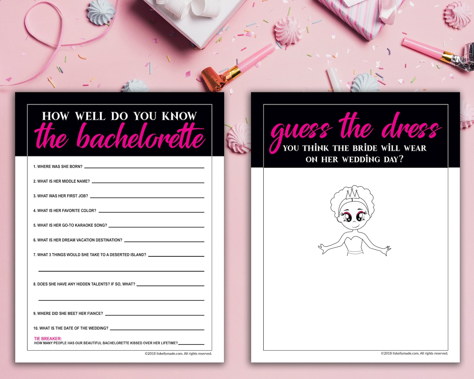 The Ultimate Bachelorette Party Fun & Games Printables Kit, INSTANT ...