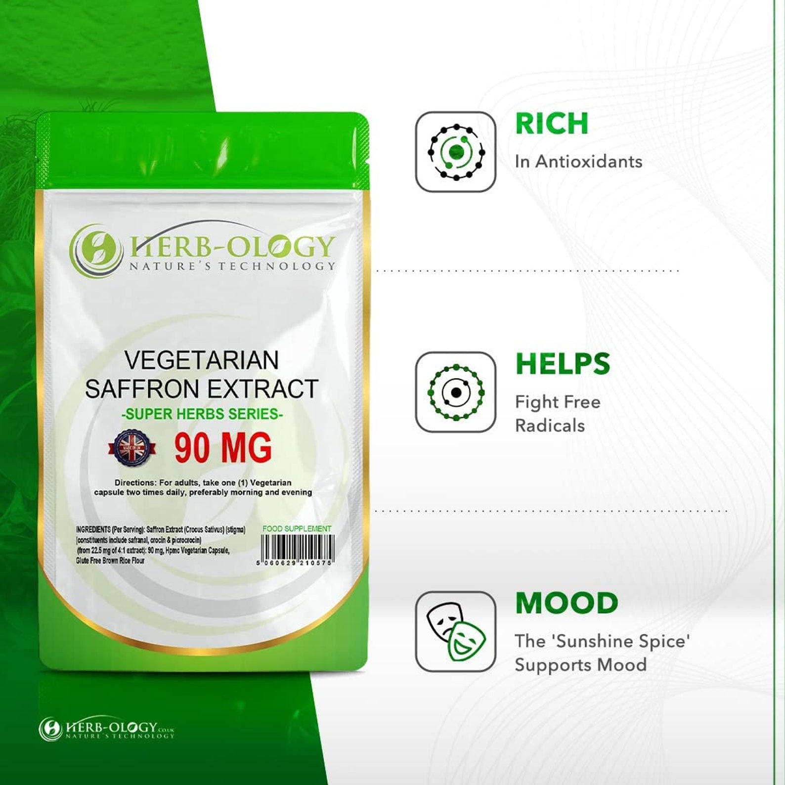 Saffron Supplement Saffron Capsules from 41 Extract Etsy UK