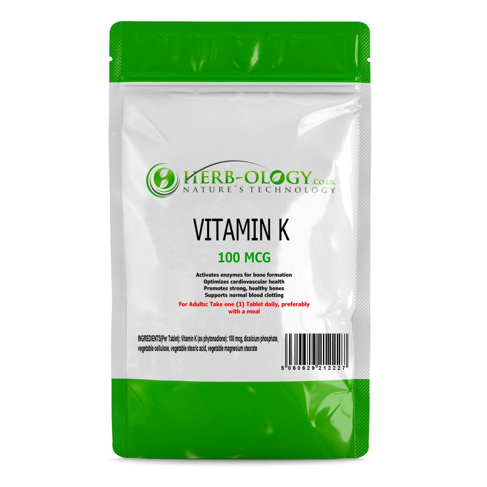 Vitamin K Capsules 100mcg Best Vitality Oral Tablets Etsy