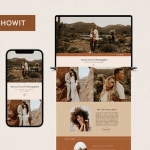 Website Template Showit, Moody Showit Template, Showit Website Template, Website Theme, Blogger Theme, Website Template for Portfolio 