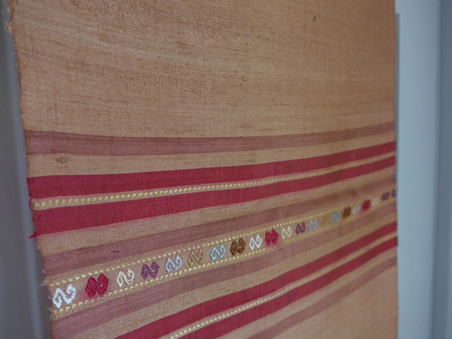 Lao Silk Handwoven Scarf Etsy