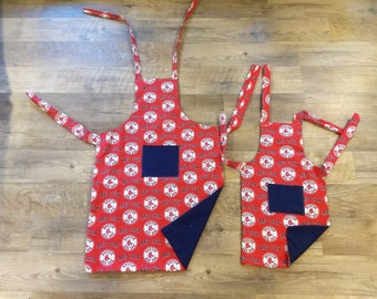 Daddy/Son Boston apron set