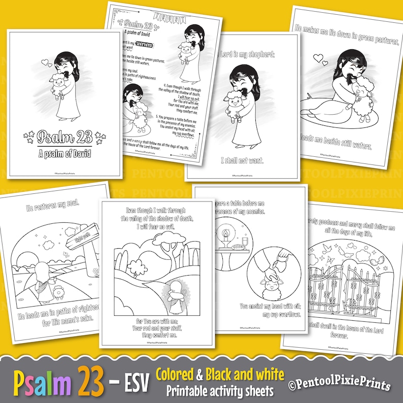 Psalm 23 Esv Printable