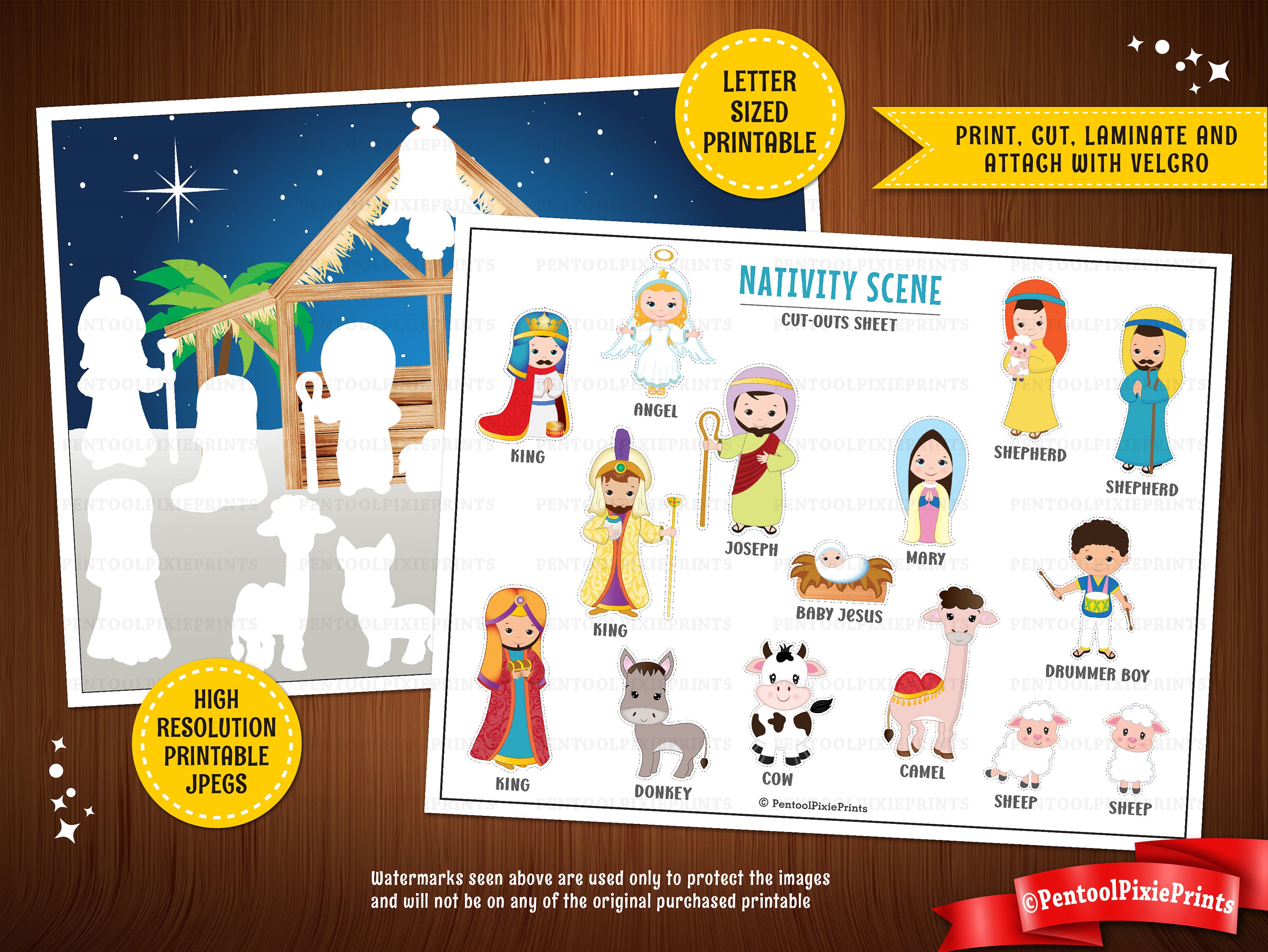 Nativity Puzzle, Story Guide, Christmas Game, Nativity Story, Nativity ...