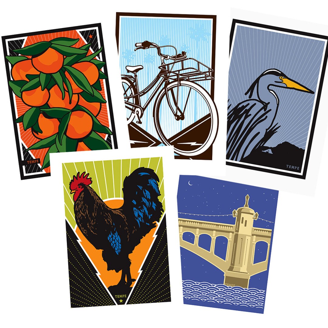 Tempe Mural Series, Complete Set - Etsy