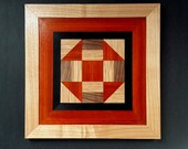 Churn and Dash, Quail 39 s Nest, Wood Quilt Block Wall Hanging