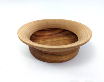 Decorative Centerpiece Wood Bowl , Ash Canarywood Display