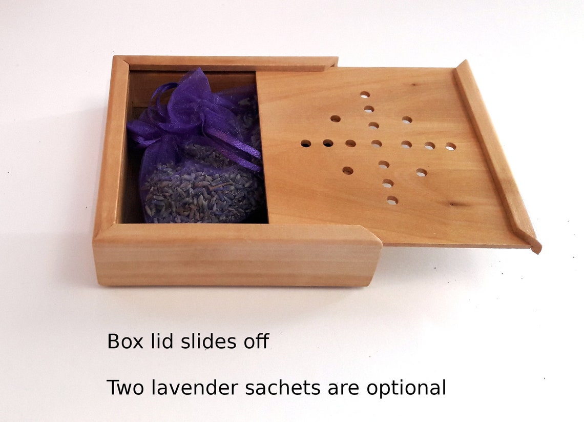 Pear Wood Potpourri Box Scent Container Sachet Holder Etsy