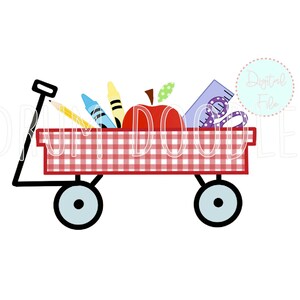 Back to School Watercolor PNG - Heat Transfer Design - Sublimation Design- Digital Clipart - Printable
