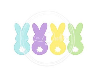 Peeps di Pasqua per bambini PNG – Design per sublimazione, clipart (download digitale)