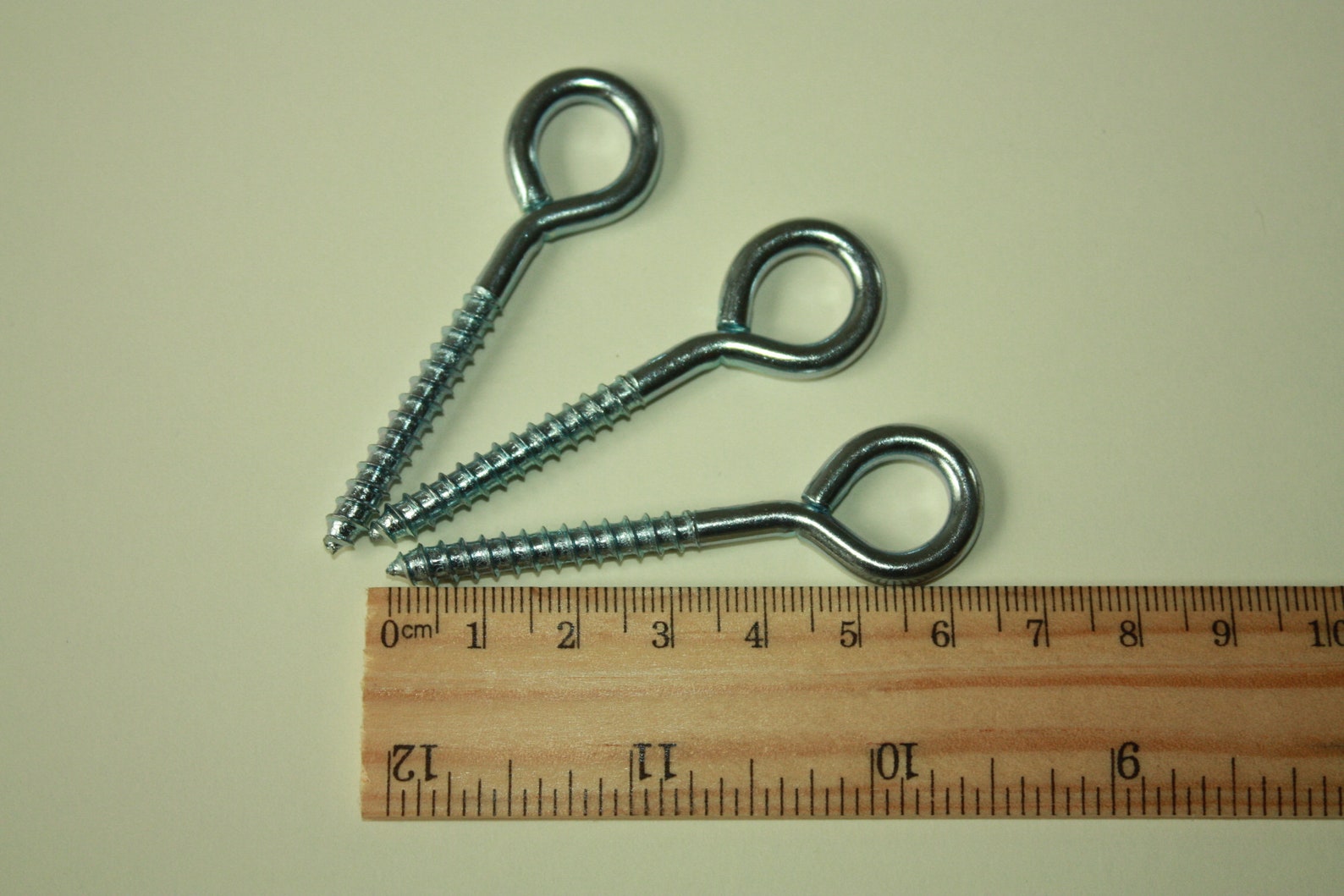 Medium EYE Steel Hooks Screw Utility Hooks Hanging Crafts Key Etsy