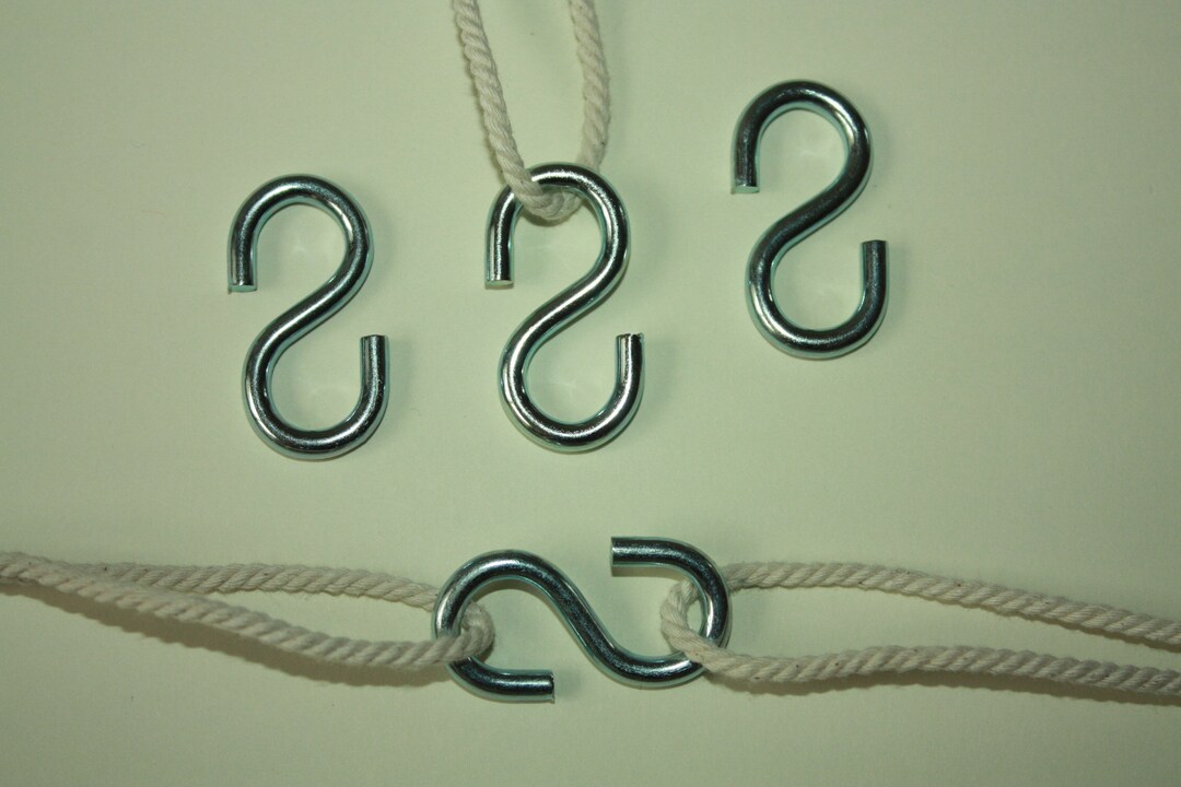 Small Solid Steel Hooks S Hooks Kitchen Pot Hooks Macrame Plant Hooks Utility Hooks Hanging