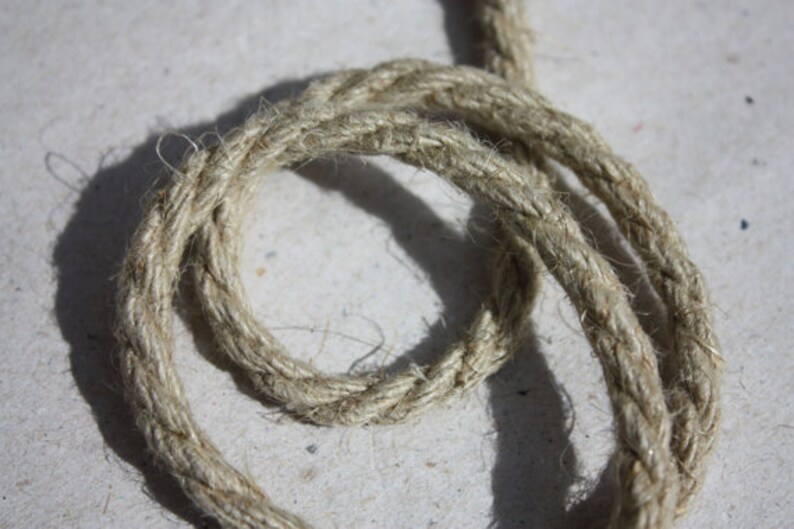 5 Mm Linen Rope 22 Yards 20 Meters of Natural Linen Etsy