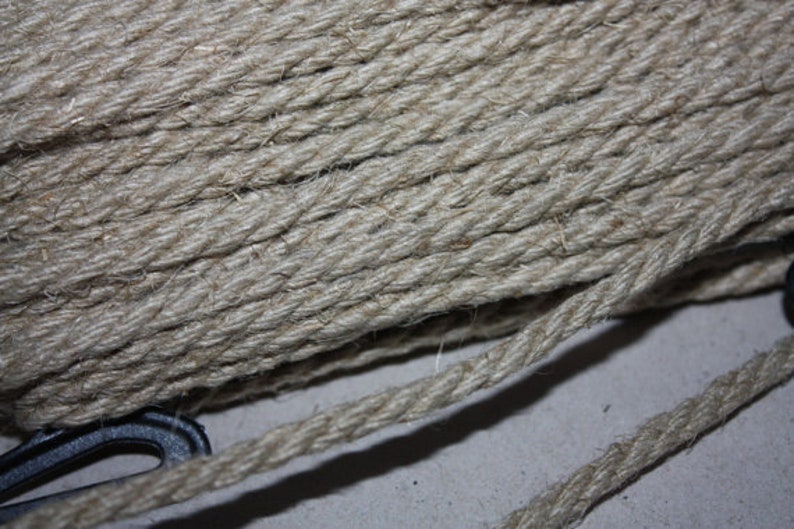 6 Mm Linen Rope 11 Yards 10 Meters of Natural Linen Wilde Etsy