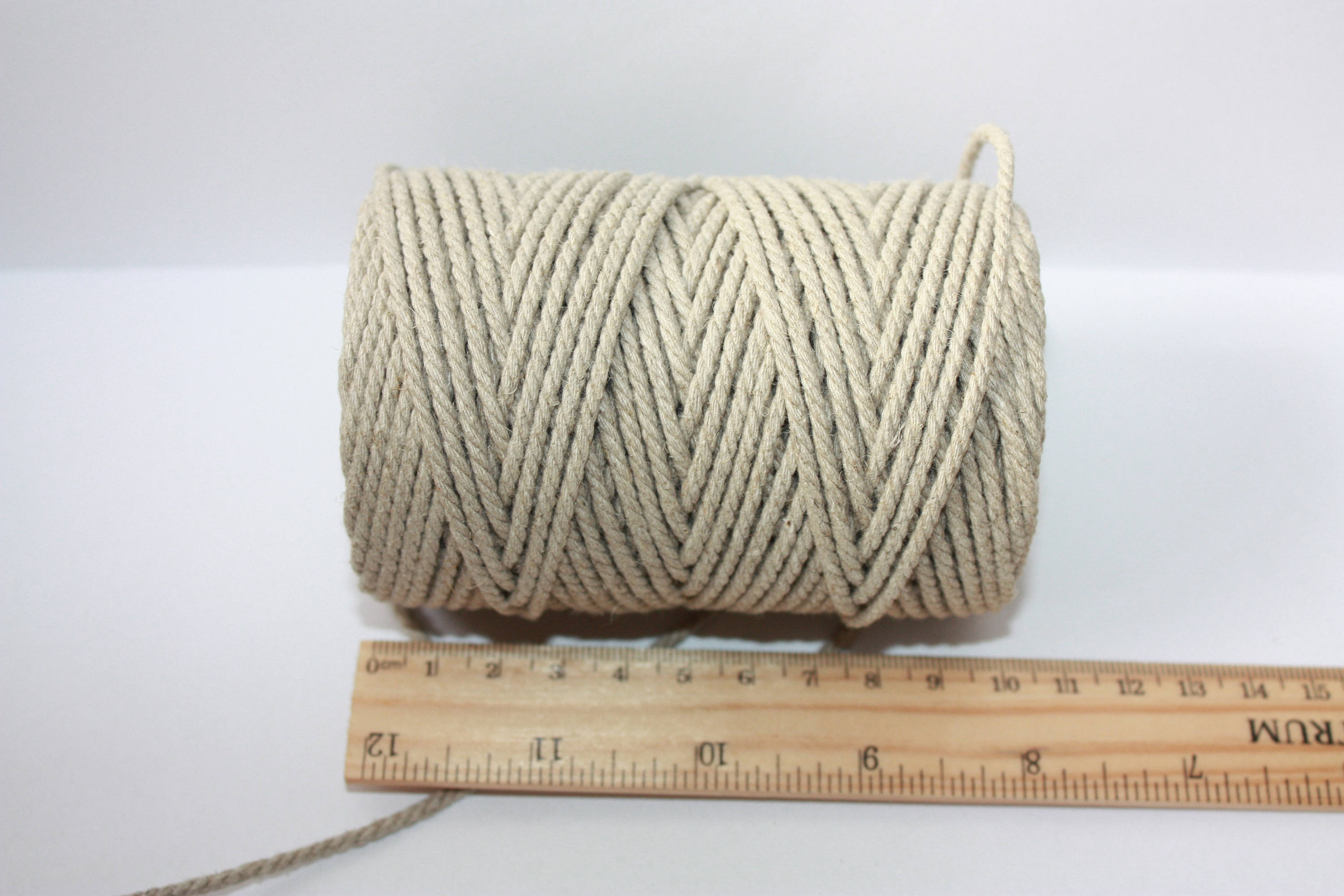 2.5 Mm of Elegant Linen Rope Natural Color 1 Spool 55 Yards 50 Meters Natural Linen Cord Natural