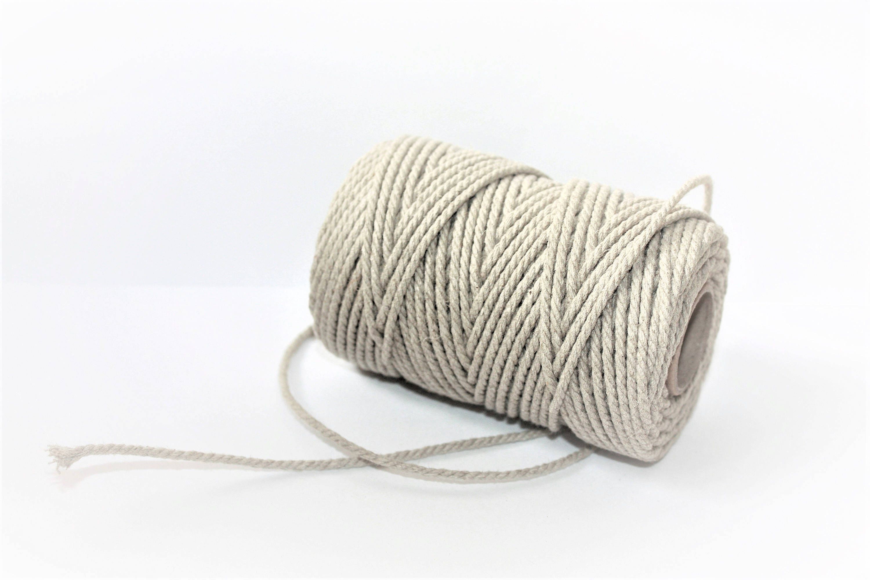 2.5 Mm of Elegant Linen Rope Natural Color 1 Spool 55 Yards 50 Meters Natural Linen Cord Natural