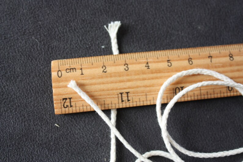 2 mm = 564 COTTON BRAIDED Cord = 1 Spool = 110 Yards = 100 Meters Natural and Elegant Wedding CORD Natural soft White Cord Kitchen Rope