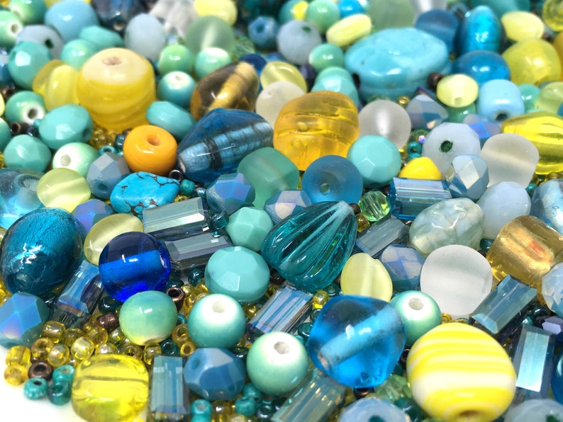 Southwest Bead Lot Vintage Destash Beads With Turquoise Etsy