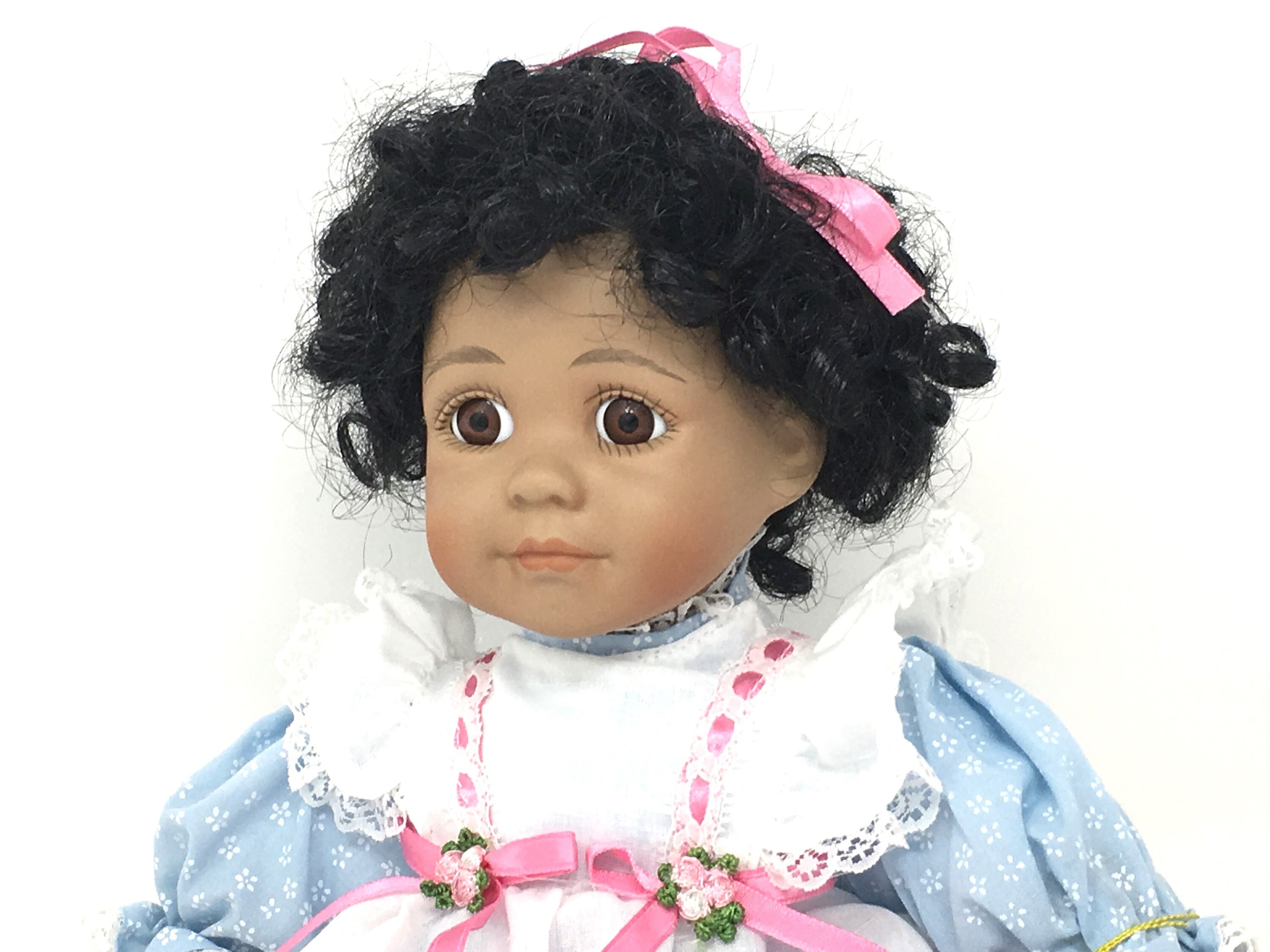 antique porcelain black baby doll
