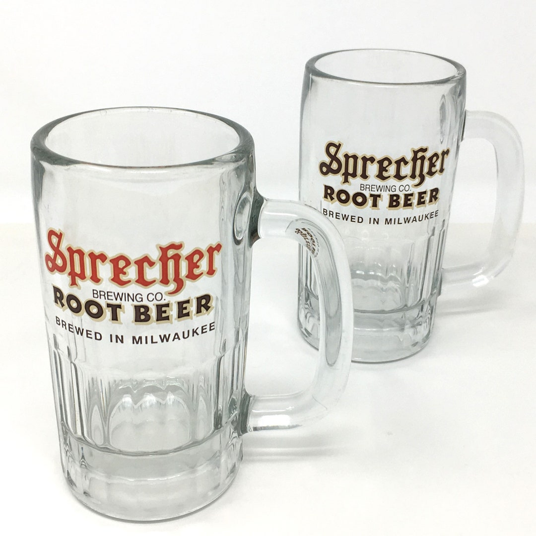 Vintage Root Beer Mugs, 2 Vintage Milwaukee Soda Pop Memorabilia