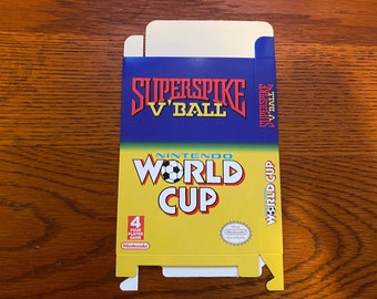 Nintendo NES Superspike V'Ball / World Cup custom combo BOX ONLY