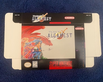 Super Nintendo SNES ALCACHEST solo scatola personalizzata
