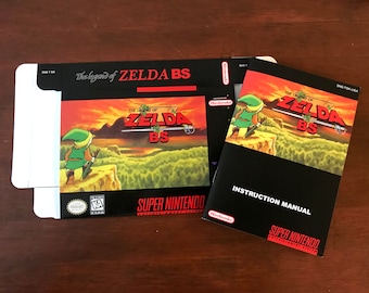 Super Nintendo SNES de LEGENDE van ZELDA bs Aangepaste doos en handmatige combo