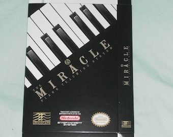 Nintendo NES Miracle Piano SOLO SCATOLA personalizzata