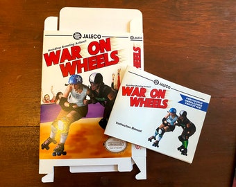 Nintendo NES War On Wheels scatola e manuale