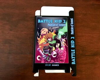 Solo scatola personalizzata Nintendo NES BATTLE KID 2: Mountain of Torment