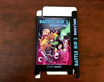 Nintendo NES BATTLE KID 2: Mountain of Torment Custom box only