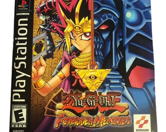 Yu-Gi-Oh Forbidden Memories (Sony PlayStation 1 PS1, 2001) Complete Pre-Owned Video Game Games Vintage