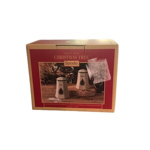 Spode Christmas Tree Tree Salt And Pepper Gift Box Set, Gold