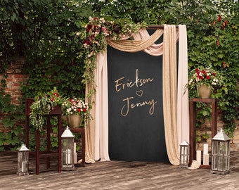 Wedding Backdrop Etsy