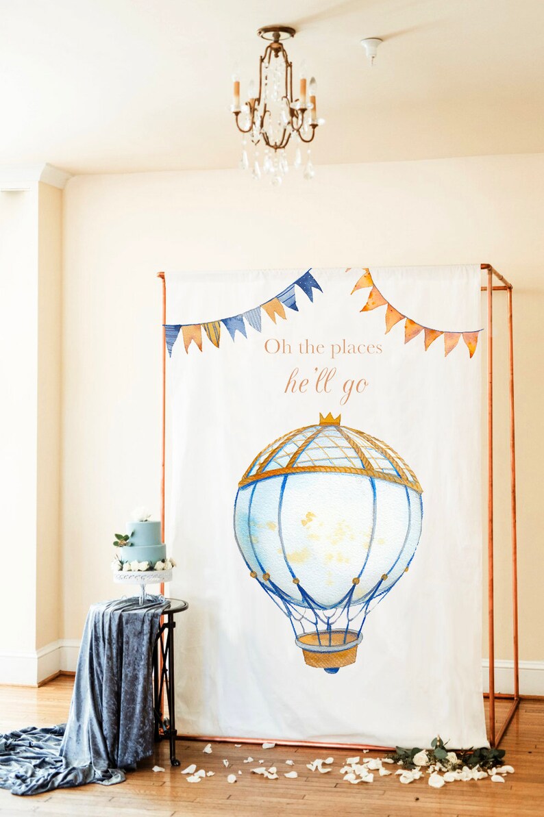 Baby Shower Backdrop Boy Decor for Boys Adventure Theme Etsy