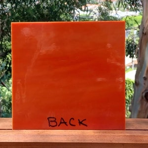 Spectrum Shades Of Orange Opalescent Glass Sheets G13 image 2