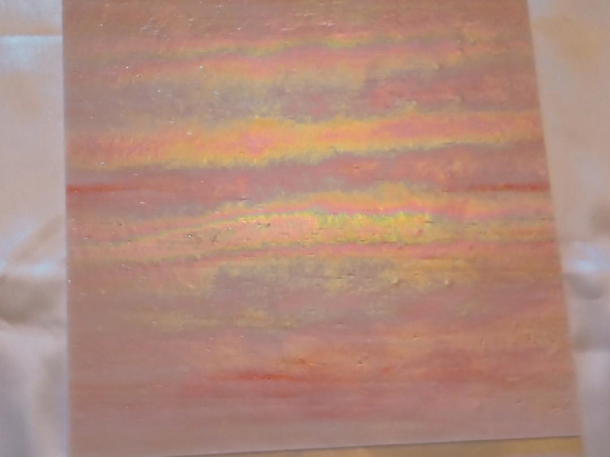 Wissmach Iridescent Salmon Pink Glass Sheets With Matte Finish IR16 Etsy