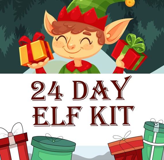 Elf on the Shelf Kit 24 Days of Christmas Accessories