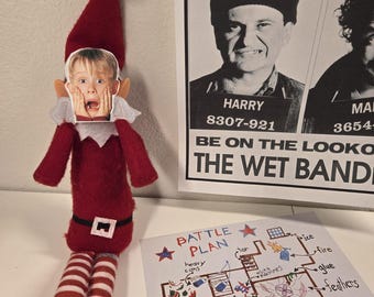 Elf Home Alone Digital, Christmas Scenes