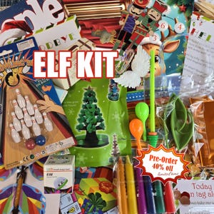 Elf Kit 2025 Pre-Order, 24 Days, Christmas Activities, Props, Prop Pack, Elf box, Elf Arrival, Pre-planned Ideas, Girl Boy Elf Accessories