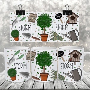 Personalised Gardening Gardener Garden Mug and Coaster