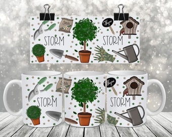 Personalised Gardening Gardener Garden Mug and Coaster