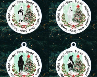 Ozdoby choinkowe w kształcie koni - 34 wzory do wyboru