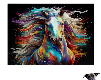 Vibrant Horse Glass Chopping/Cutting Boards - 10 designs available