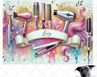 Personalizowane szklane deski do narzędzi do włosów