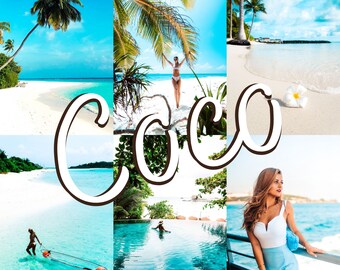 Préréglages lumineux haut de gamme pour l'été Lightroom pour téléphones portables et ordinateurs de bureau, préréglages style de vie, préréglages de voyage, préréglages d'Instagram et de blogueur