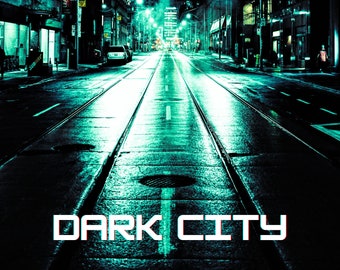 Préréglages Lightroom Premium Dark City, effet cinématographique et sombre pour la photographie de rue urbaine de nuit