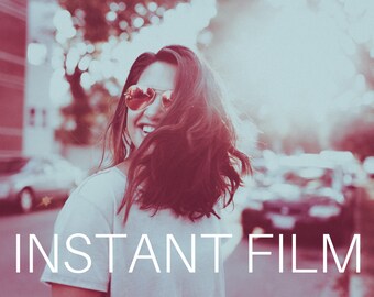 Préréglages Lightroom Filtres de look de film instantané | Ordinateur de bureau et mobile